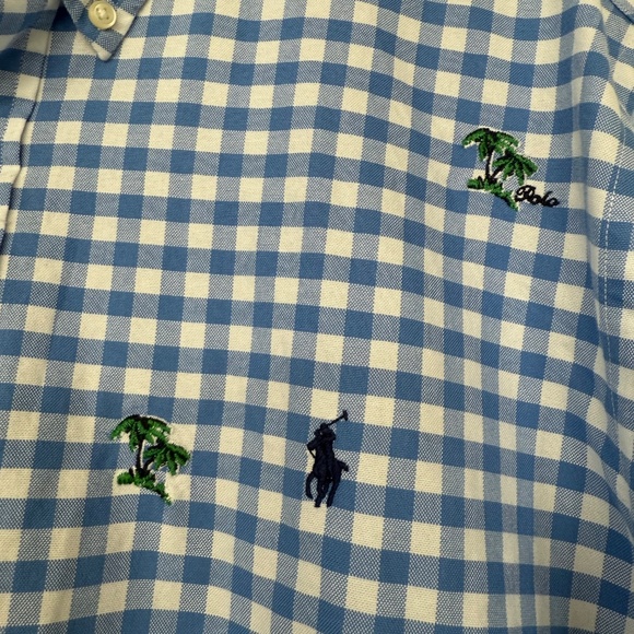 Polo Ralph Lauren Embroidered Gingham Shirt Size: XXL (Classic Fit) - Picture 2 of 7